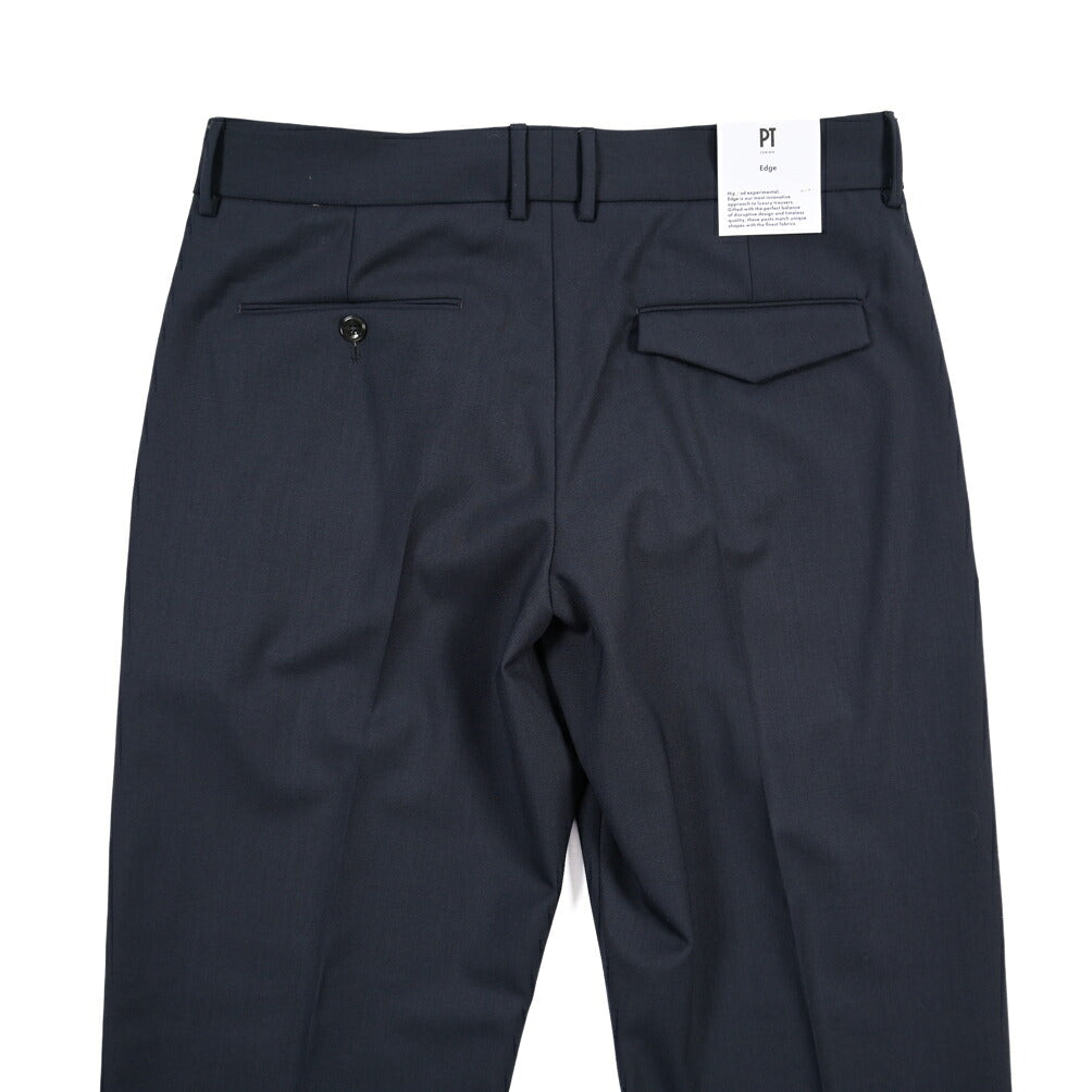 PT TORINO Edge “MICHAEL” ストレッチウール ノータックワイドスラックス