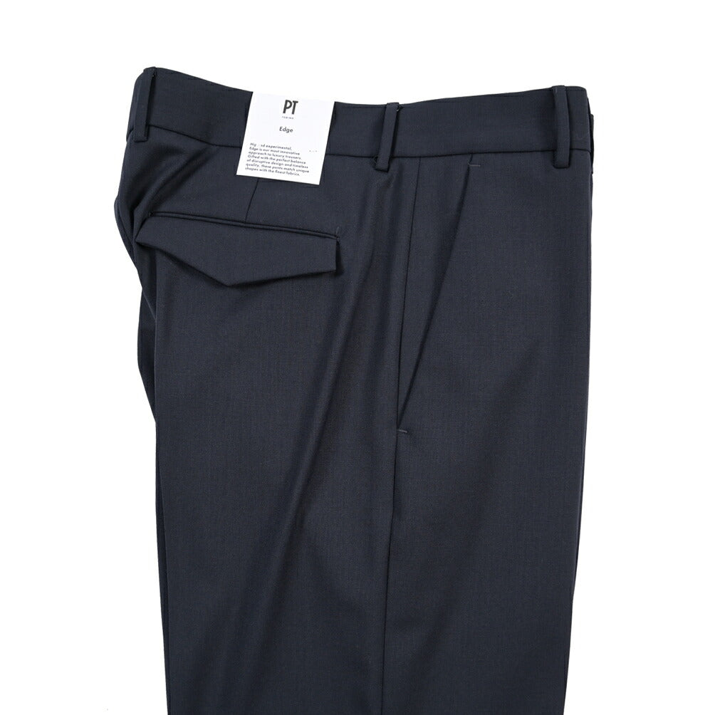 PT TORINO Edge “MICHAEL” ストレッチウール ノータックワイドスラックス