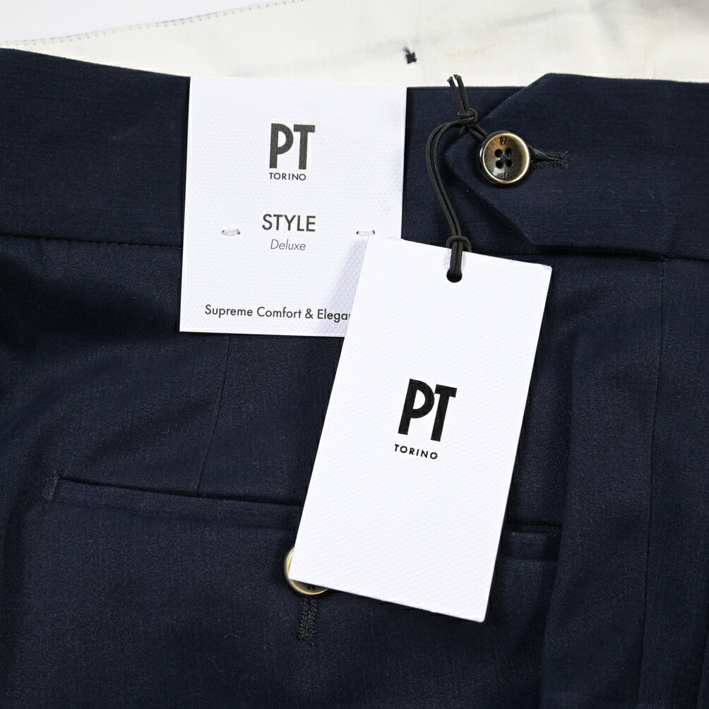 PT TORINO “GENTLEMAN FIT” カシミヤ混コットン グルカパンツ