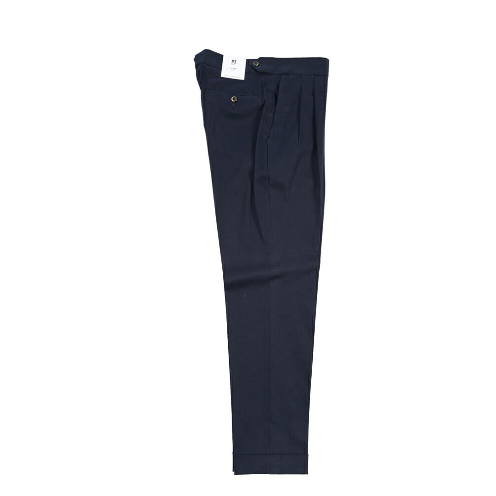 PT TORINO “GENTLEMAN FIT” カシミヤ混コットン グルカパンツ