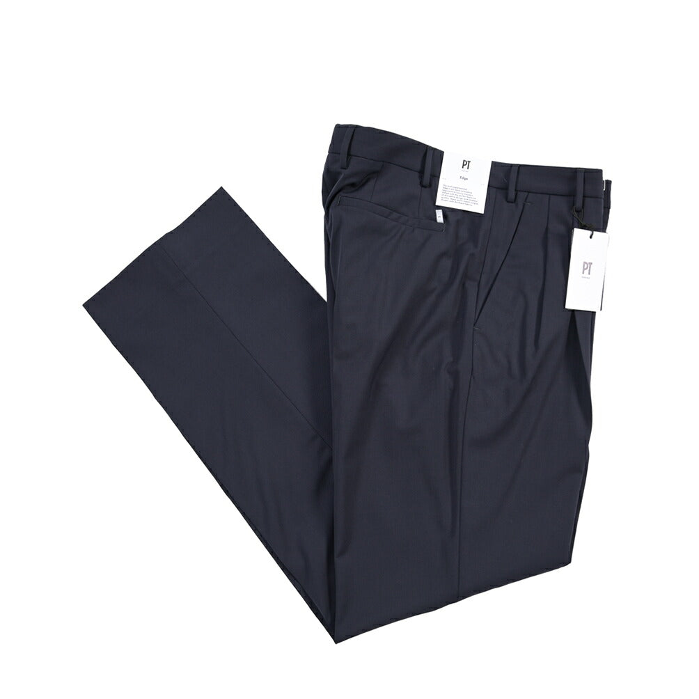 PT TORINO Edge “DICIANNOVE” ストレッチウール ツータックワイドスラックス
