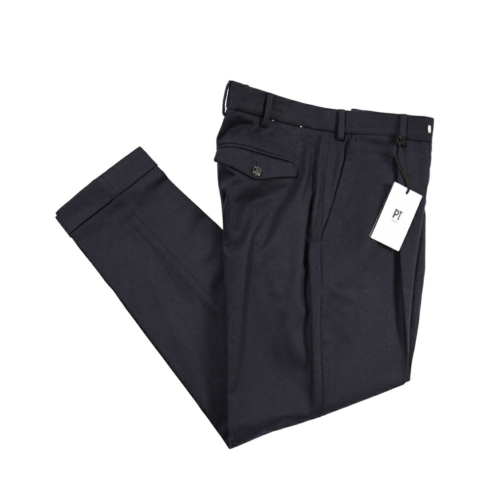 PT TORINO Edge “REBEL FIT” ストレッチウール ワンタックスラックス