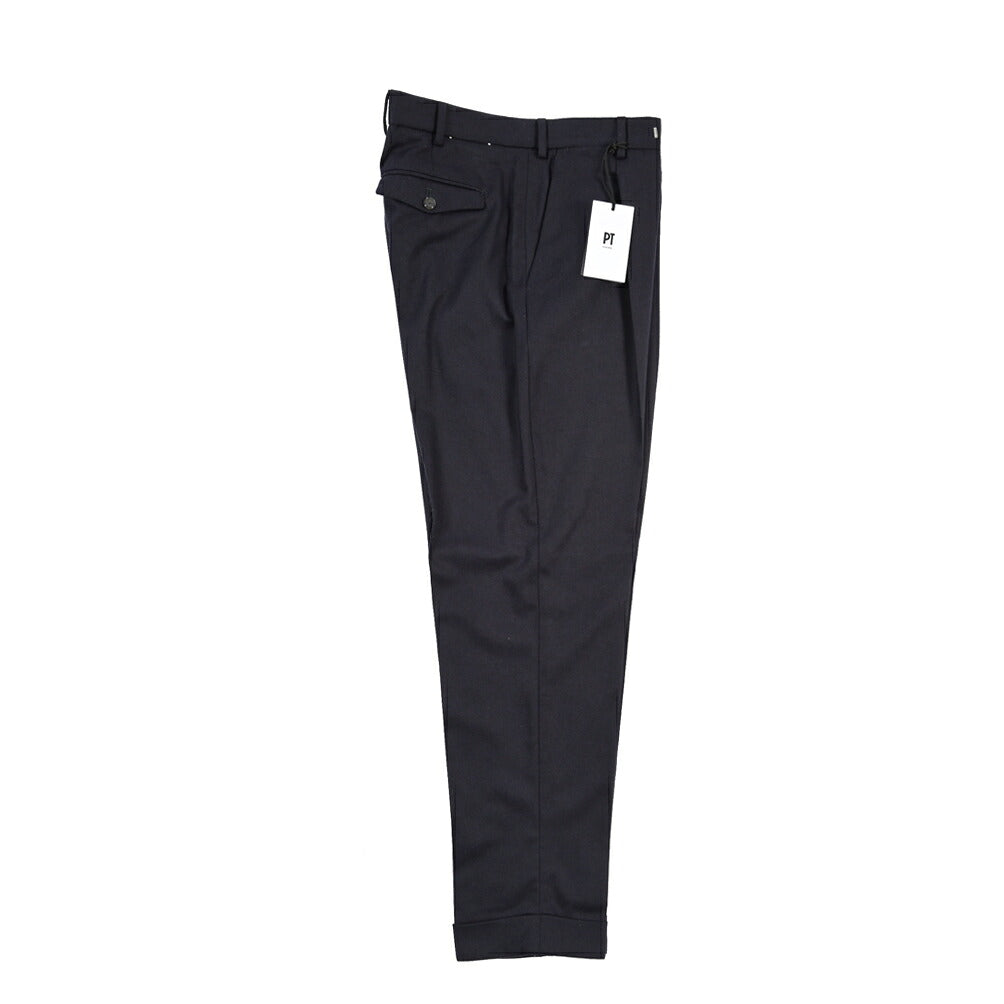 PT TORINO Edge “REBEL FIT” ストレッチウール ワンタックスラックス
