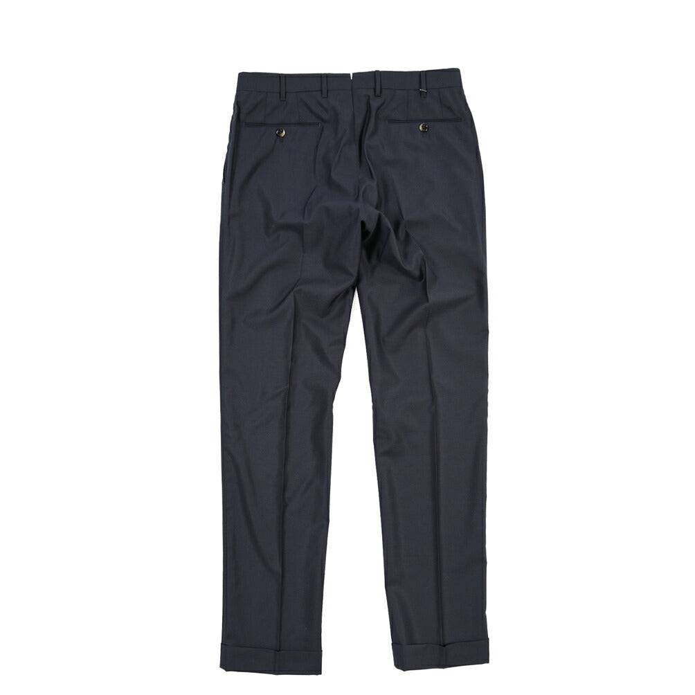 PT TORINO “SLIM FIT” シルクカシミヤ混ウール ノータックスラックス