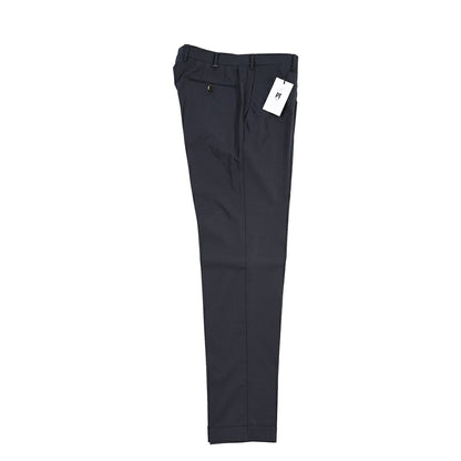 PT TORINO “SLIM FIT” シルクカシミヤ混ウール ノータックスラックス