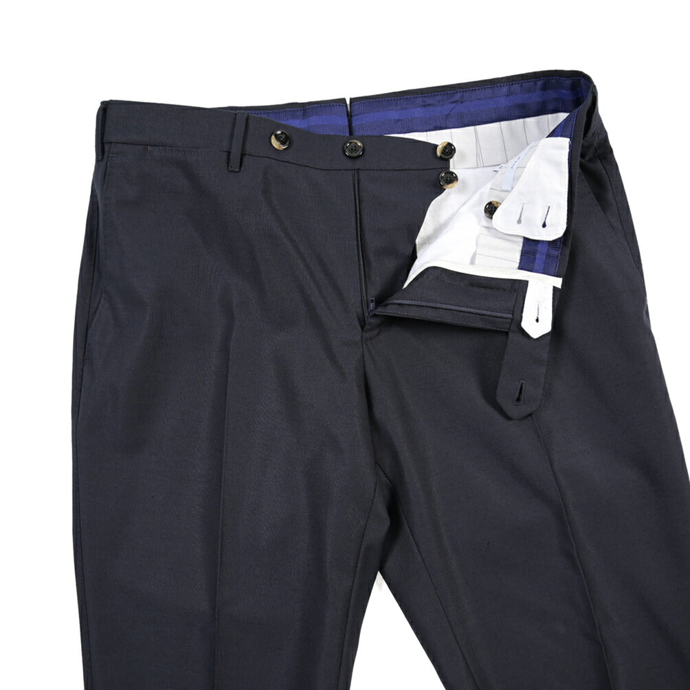 PT TORINO “SLIM FIT” シルクカシミヤ混ウール ノータックスラックス