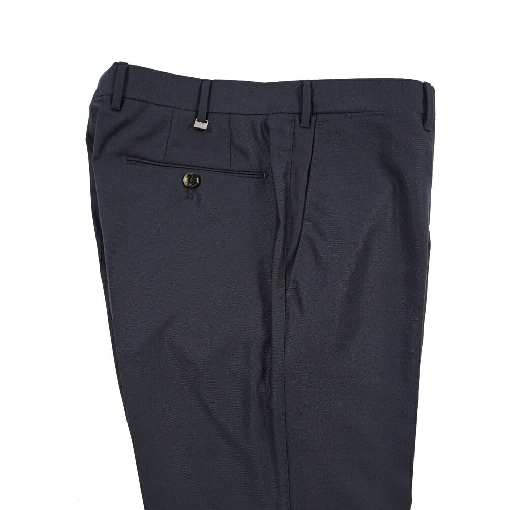 PT TORINO “SLIM FIT” シルクカシミヤ混ウール ノータックスラックス