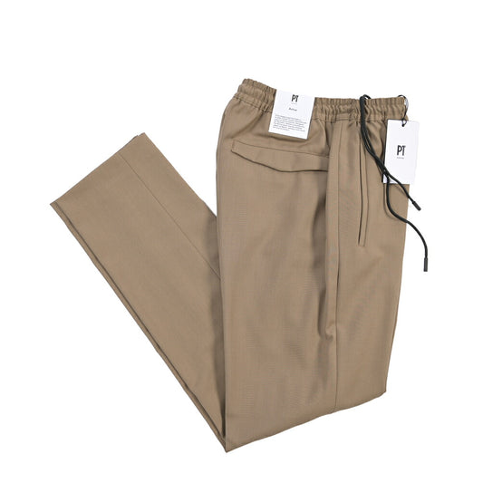 PT TORINO Active “OMEGA” ストレッチウール ドローコード付付きノータックスラックス