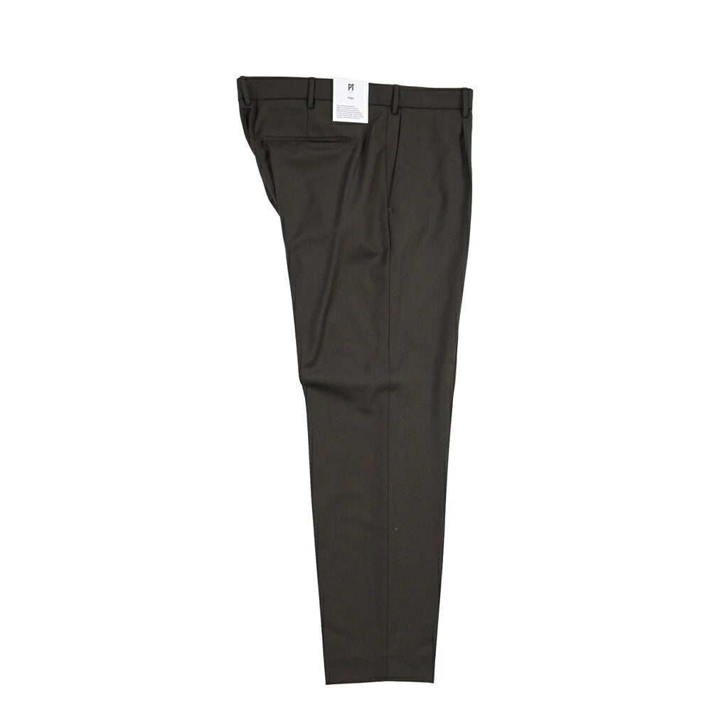 PT TORINO Edge “DIECI” ストレッチウール ワンタックスラックス