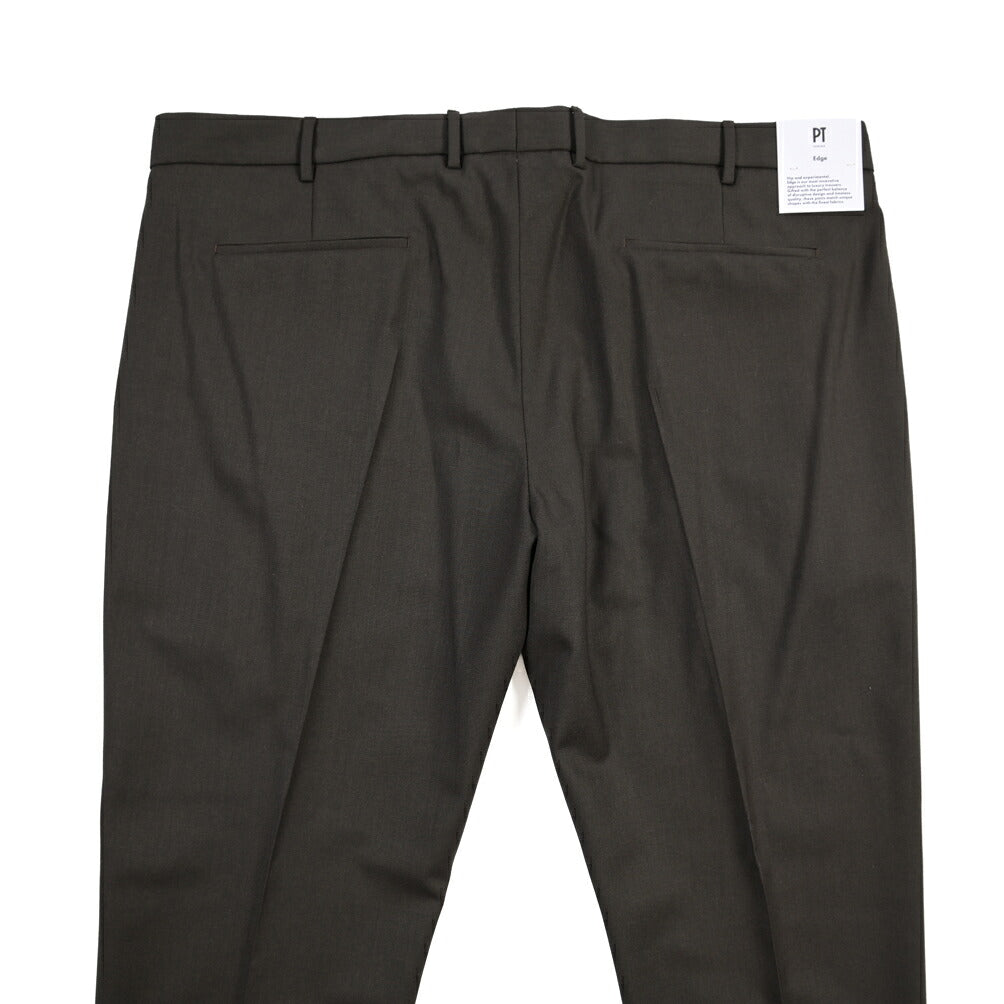 PT TORINO Edge “DIECI” ストレッチウール ワンタックスラックス