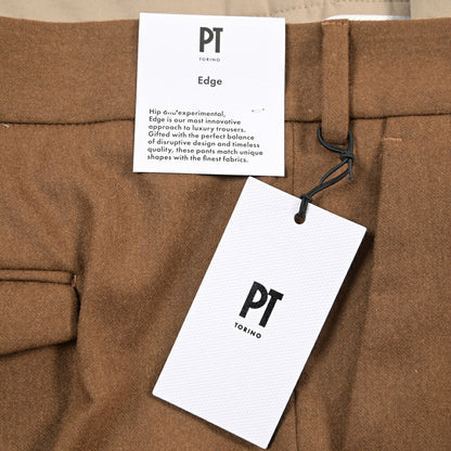 PT TORINO Edge “REBEL FIT” カシミヤ混ウール ワンタックスラックス