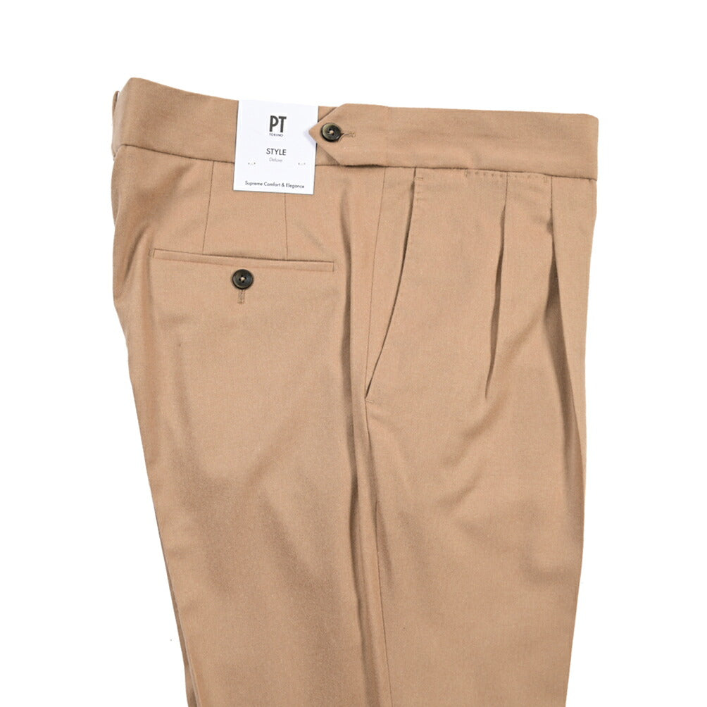 PT TORINO “GENTLEMAN FIT” カシミヤ混ウール グルカパンツ
