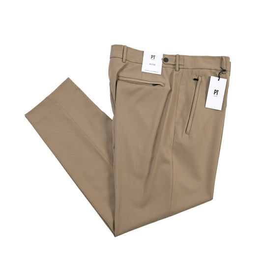 PT TORINO Active “SIGMA” 高機能ストレッチウール ノータックスラックス / TECHNO WASHABLE WOOL