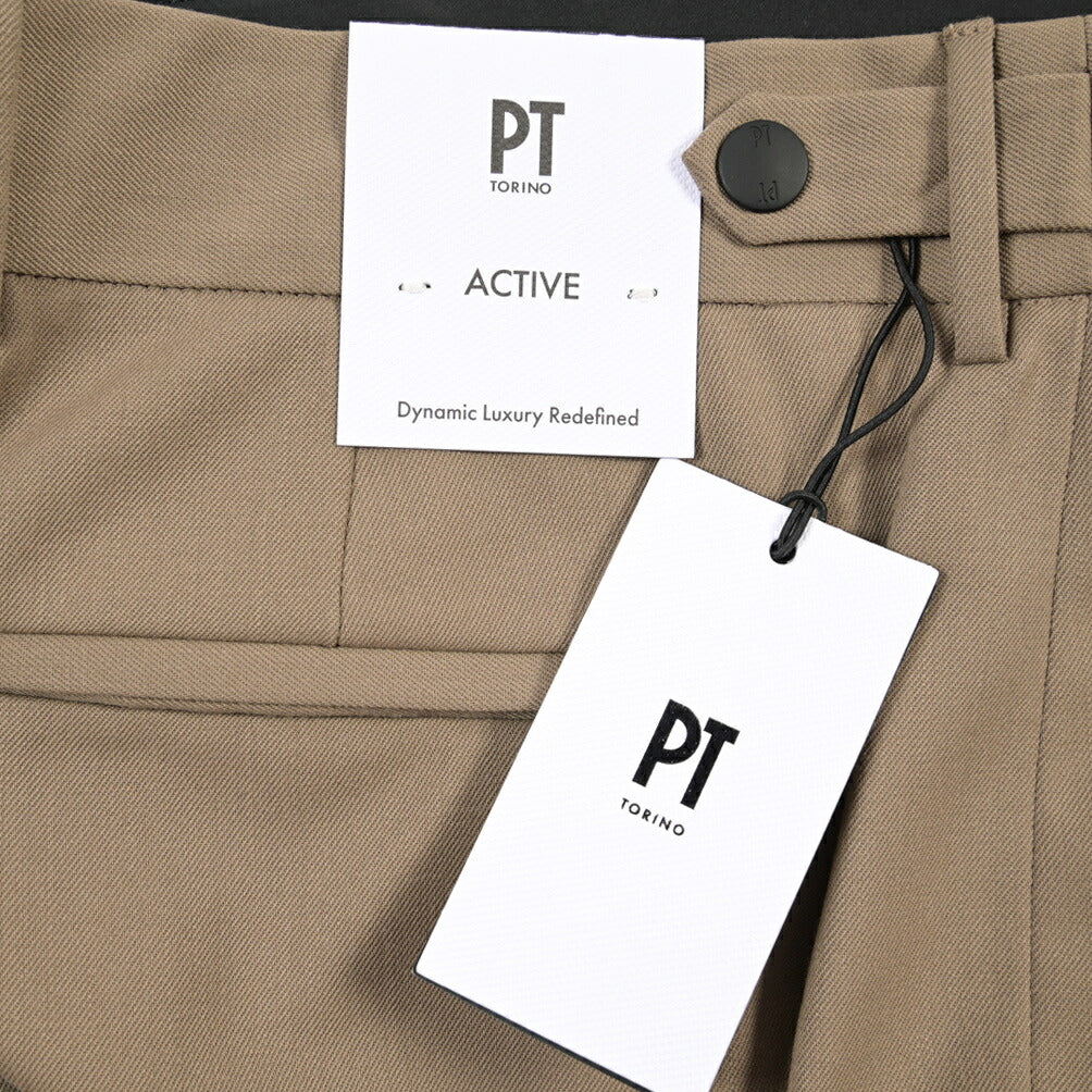 PT TORINO Active “SIGMA” 高機能ストレッチウール ノータックスラックス / TECHNO WASHABLE WOOL