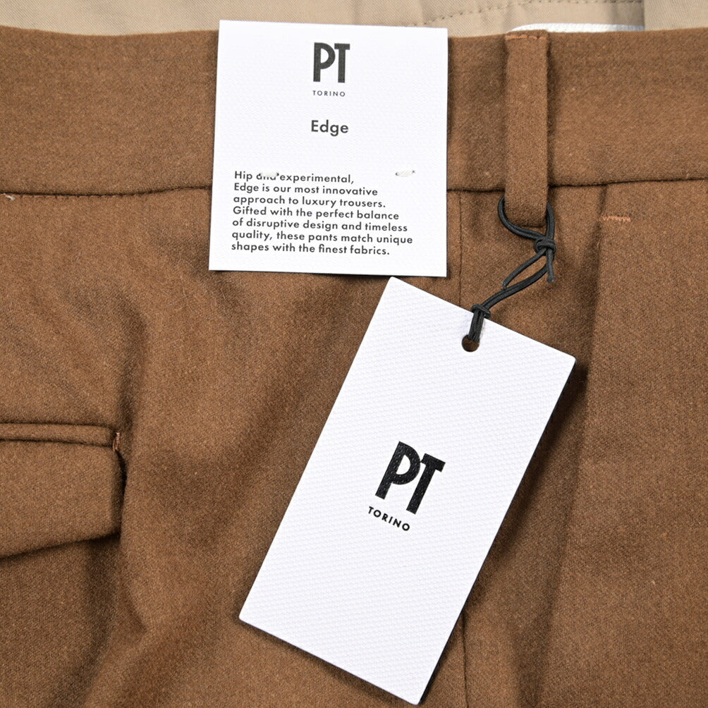 PT TORINO Edge “REBEL FIT” ストレッチウール ワンタックスラックス