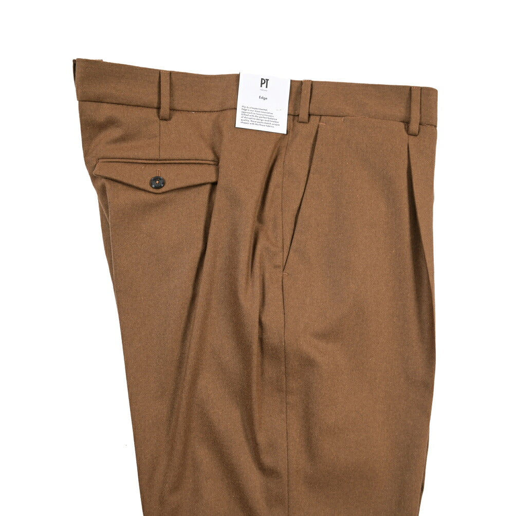 PT TORINO Edge “REBEL FIT” ストレッチウール ワンタックスラックス