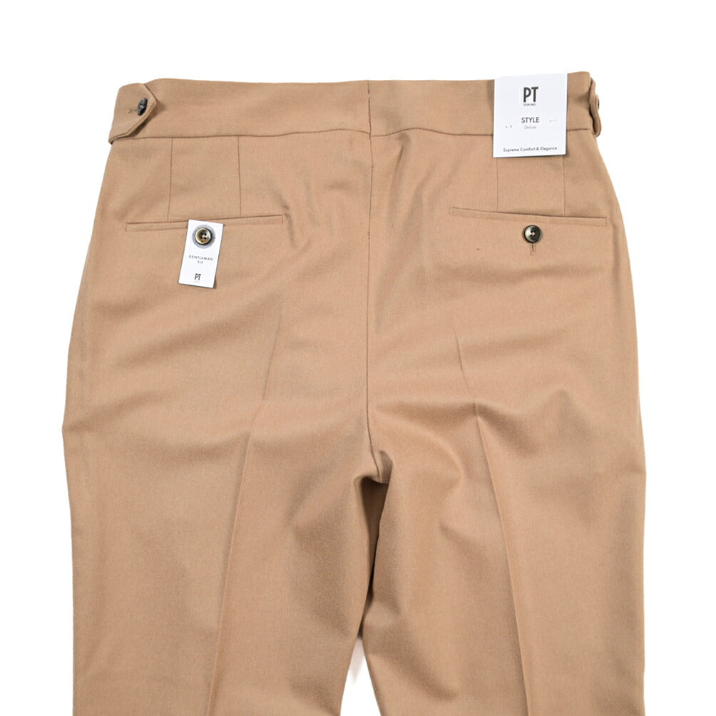 PT TORINO “GENTLEMAN FIT” カシミヤ混ウール グルカパンツ