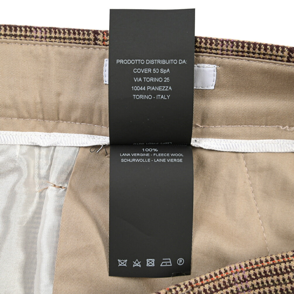 PT TORINO Edge “QUINDICI” SUPER 100's ストレッチウール ワンタックワイドスラックス