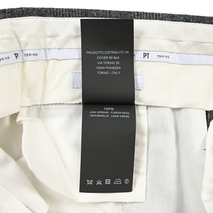 PT TORINO “SLIM FIT” SUPER 100's ヴァージンウール100% ノータックスラックス