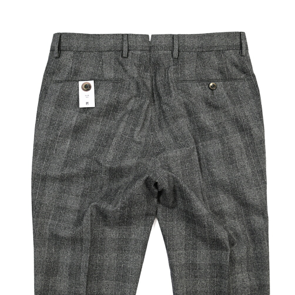 PT TORINO “SLIM FIT” SUPER 100's ヴァージンウール100% ノータックスラックス
