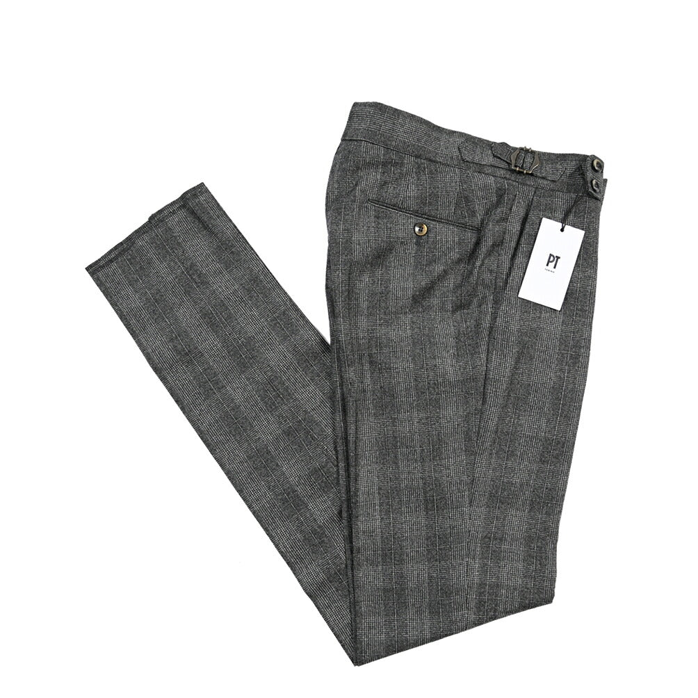 PT TORINO “SLIM FIT” SUPER 100's ヴァージンウール100% グルカパンツ