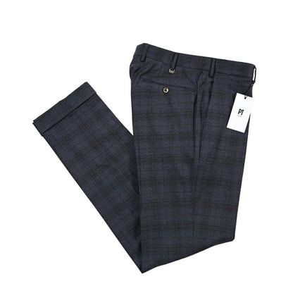 PT TORINO “SLIM FIT” ストレッチウール ノータックスラックス