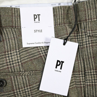 PT TORINO “GENTLEMAN FIT” SUPER 100's ヴァージンウール100% ワンタックスラックス