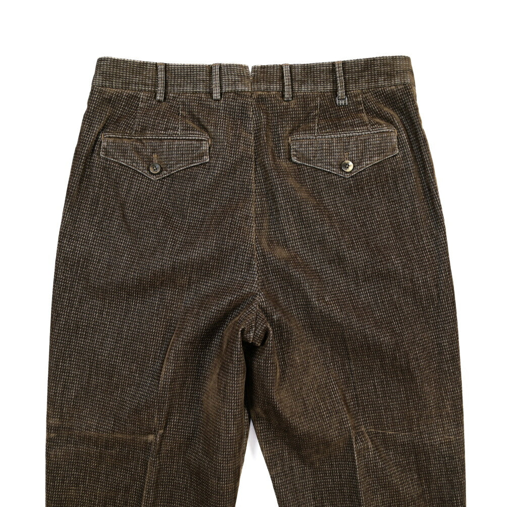 PT TORINO “CARROT FIT” ストレッチコットン ツータックグルカパンツ