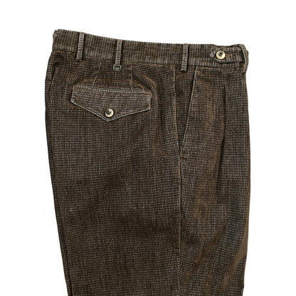 PT TORINO “CARROT FIT” ストレッチコットン ツータックグルカパンツ