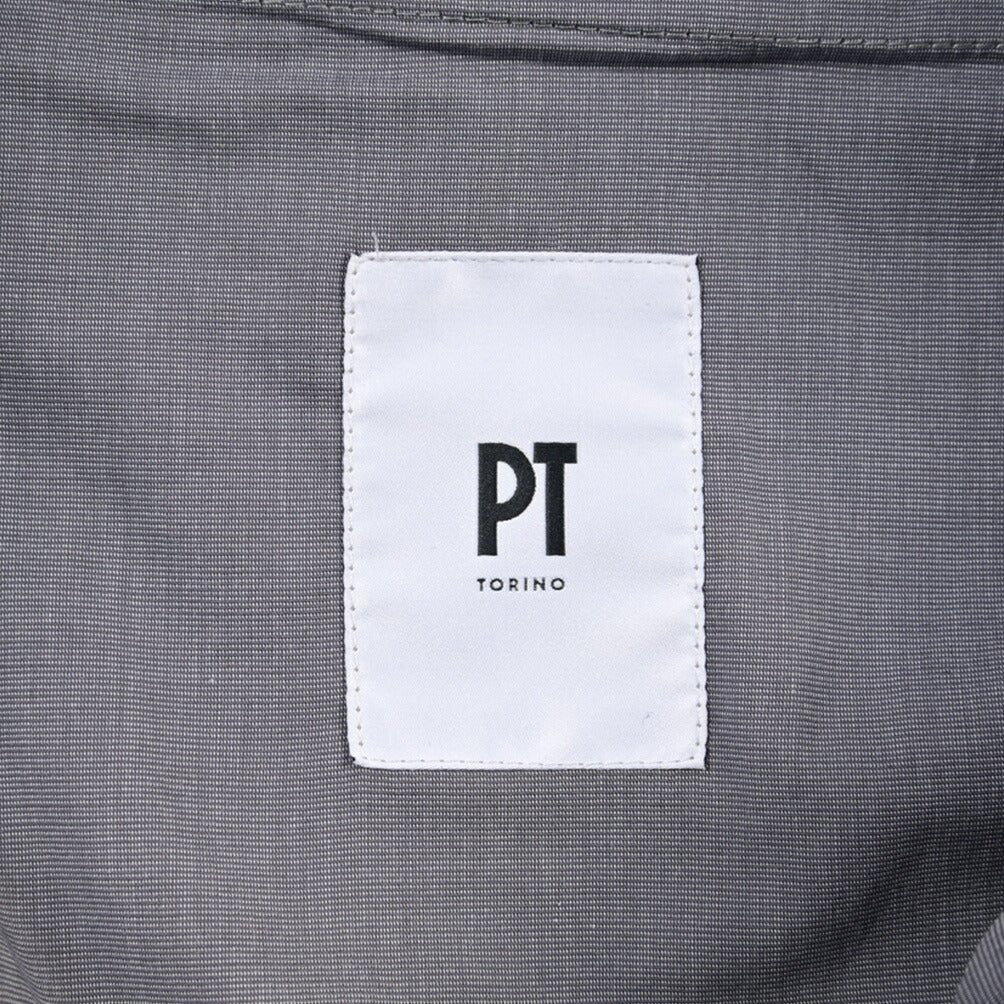 PT TORINO “SUPERSLIM FIT” コットン混ウール ノータックパンツ
