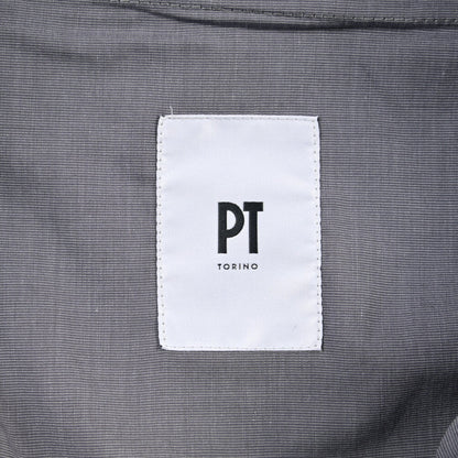 PT TORINO “SUPERSLIM FIT” コットン混ウール ノータックパンツ