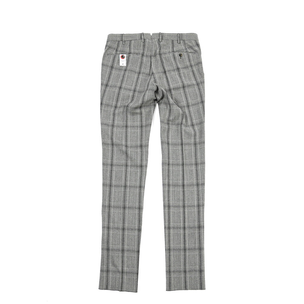 PT TORINO “SUPERSLIM FIT” コットン混ウール ノータックパンツ