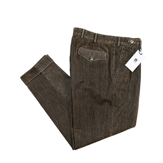 PT TORINO “CARROT FIT” ストレッチコットン ツータックグルカパンツ