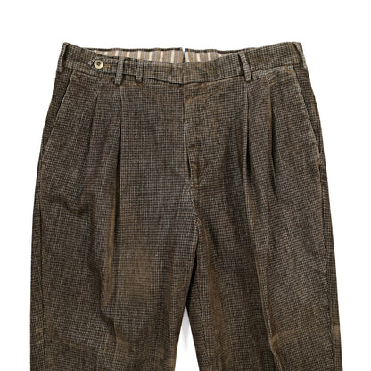 PT TORINO “CARROT FIT” ストレッチコットン ツータックグルカパンツ