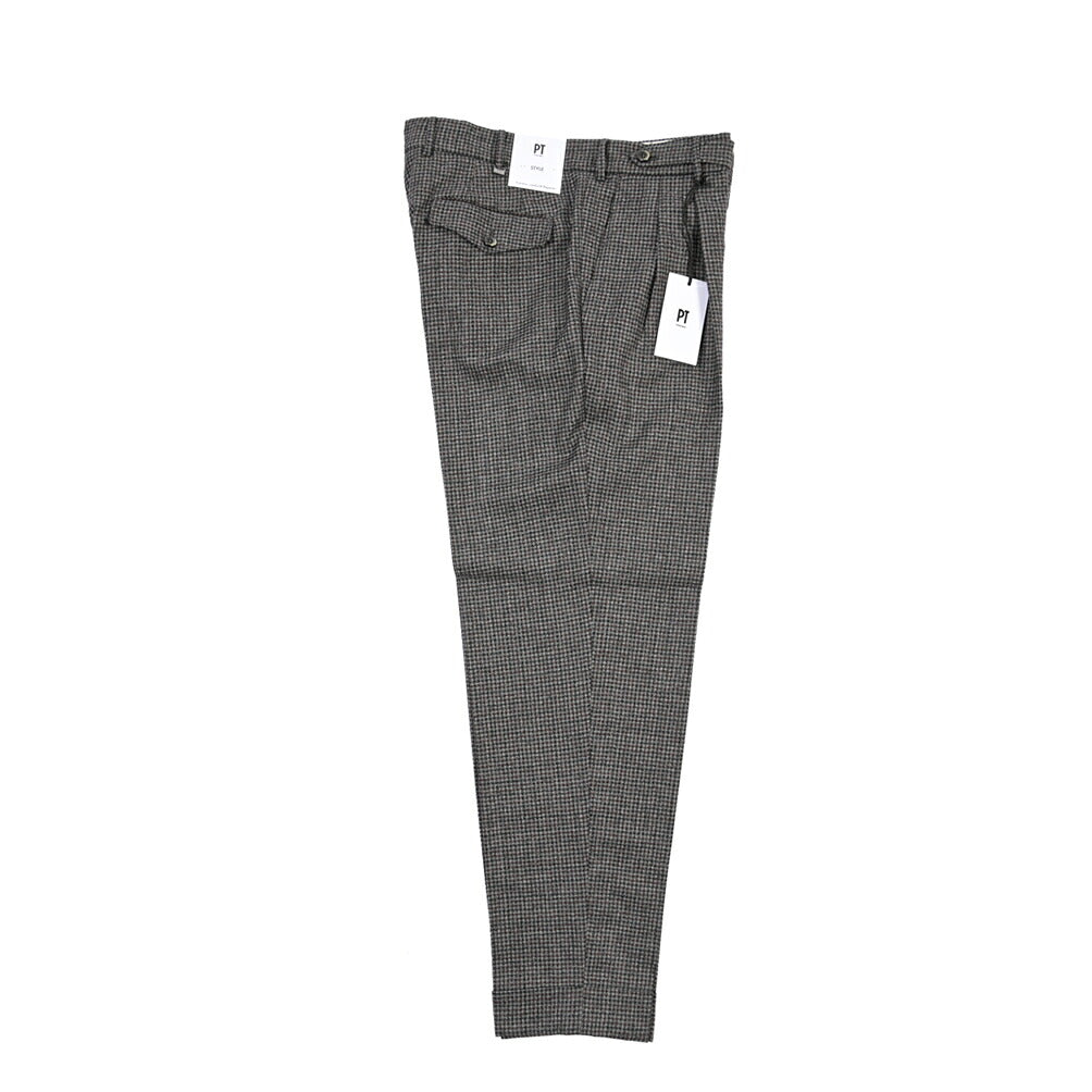 PT TORINO “CARROT FIT” SUPER 100's ヴァージンウール100% ツータックグルカパンツ