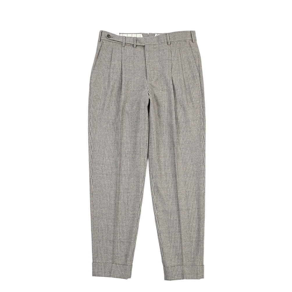 PT TORINO Deluxe “CARROT FIT” カシミヤ混ウール ツータックグルカパンツ