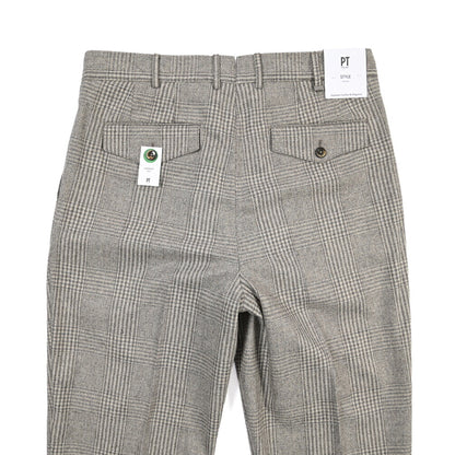 PT TORINO Deluxe “CARROT FIT” カシミヤ混ウール ツータックグルカパンツ
