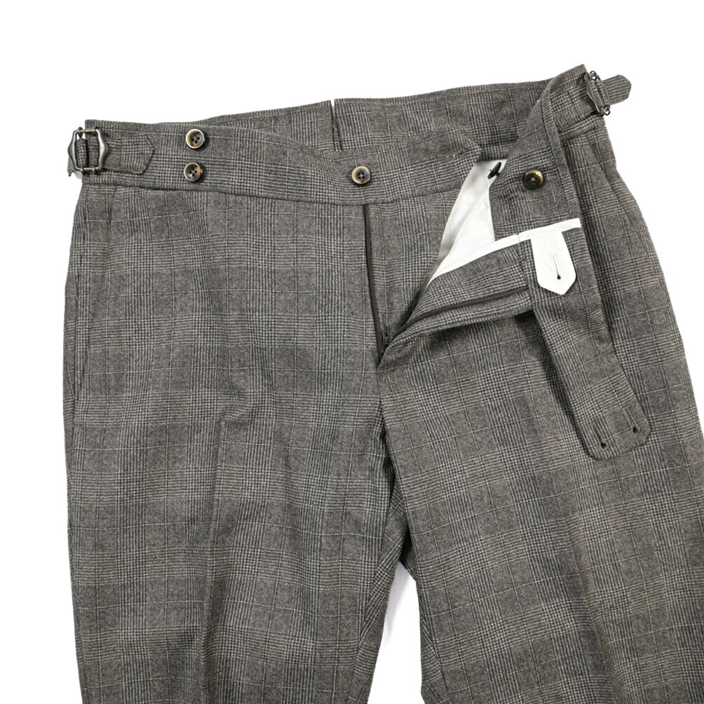 PT TORINO “SLIM FIT” SUPER 100's ヴァージンウール100% ノータックグルカパンツ