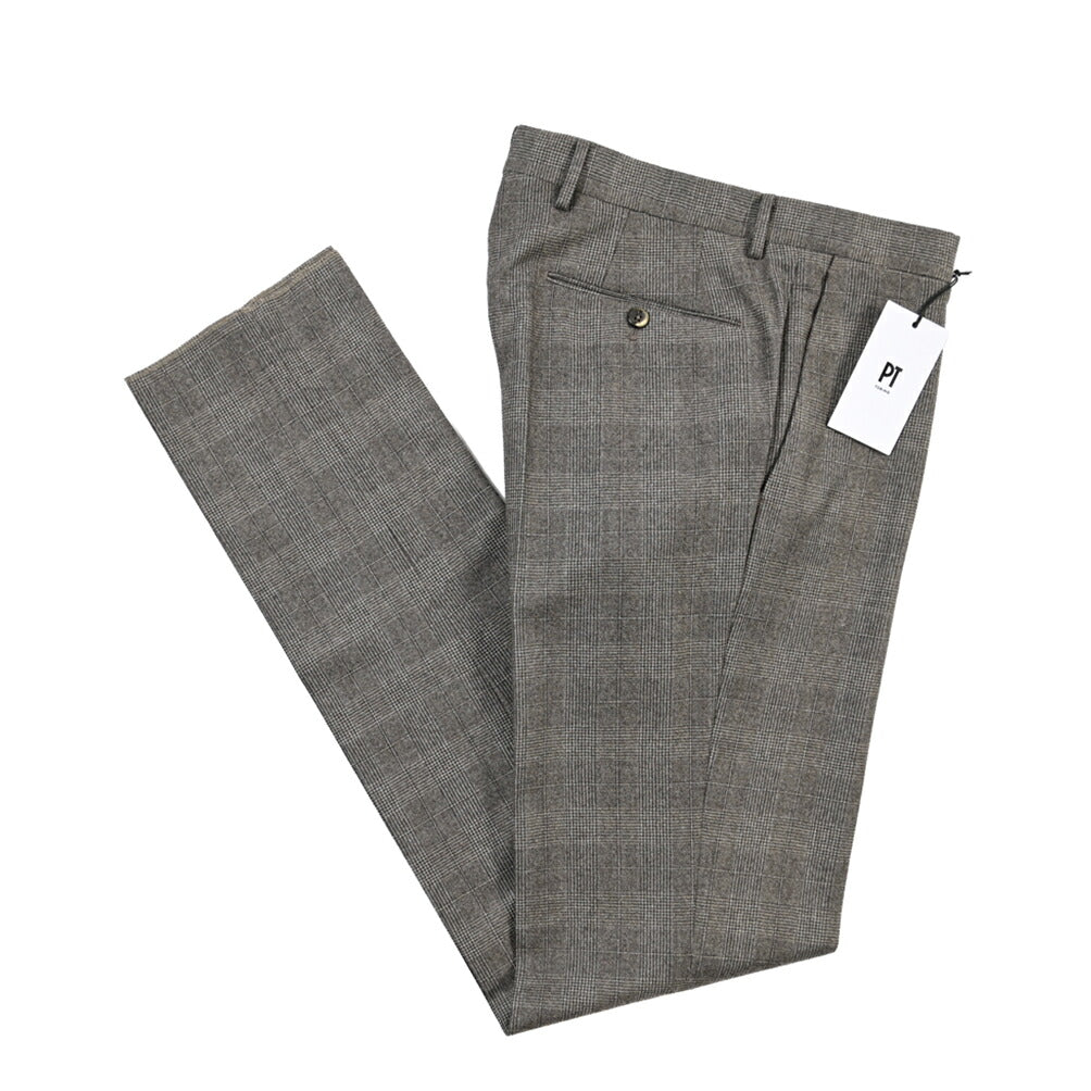 PT TORINO “SLIM FIT” SUPER 100's ヴァージンウール100% ノータックスラックス