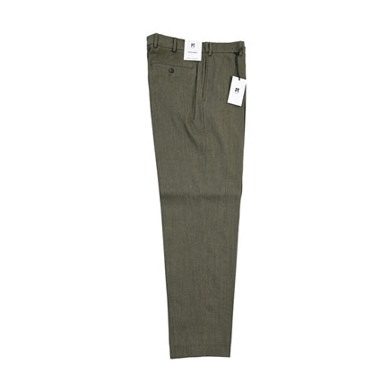 PT TORINO ReWorked “MADS CARROT FIT” コットン混ウール ノータックパンツ