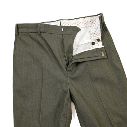 PT TORINO ReWorked “MADS CARROT FIT” コットン混ウール ノータックパンツ