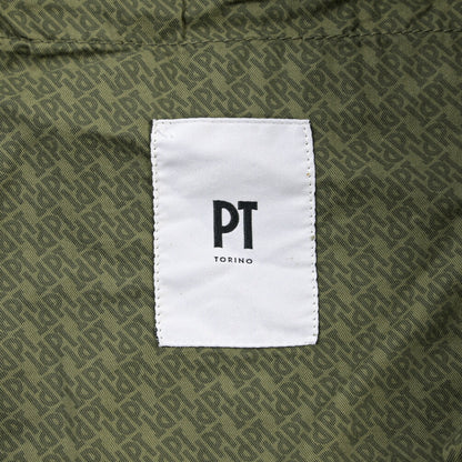PT TORINO “SUPERSLIM FIT” モダール混コットン ノータックパンツ