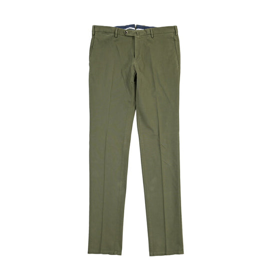 PT TORINO “SUPERSLIM FIT” モダール混コットン ノータックパンツ