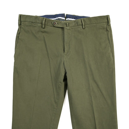 PT TORINO “SUPERSLIM FIT” モダール混コットン ノータックパンツ