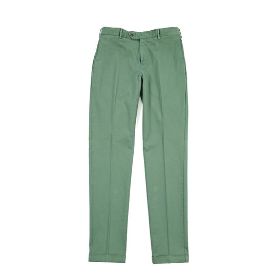 PT TORINO “SLIM FIT” モダール混コットン ドローコード付きパンツ