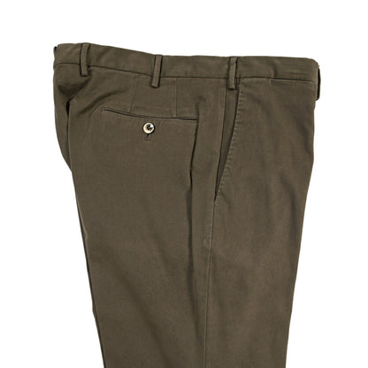 PT TORINO “SUPERSLIM FIT” モダール混コットン ノータックパンツ