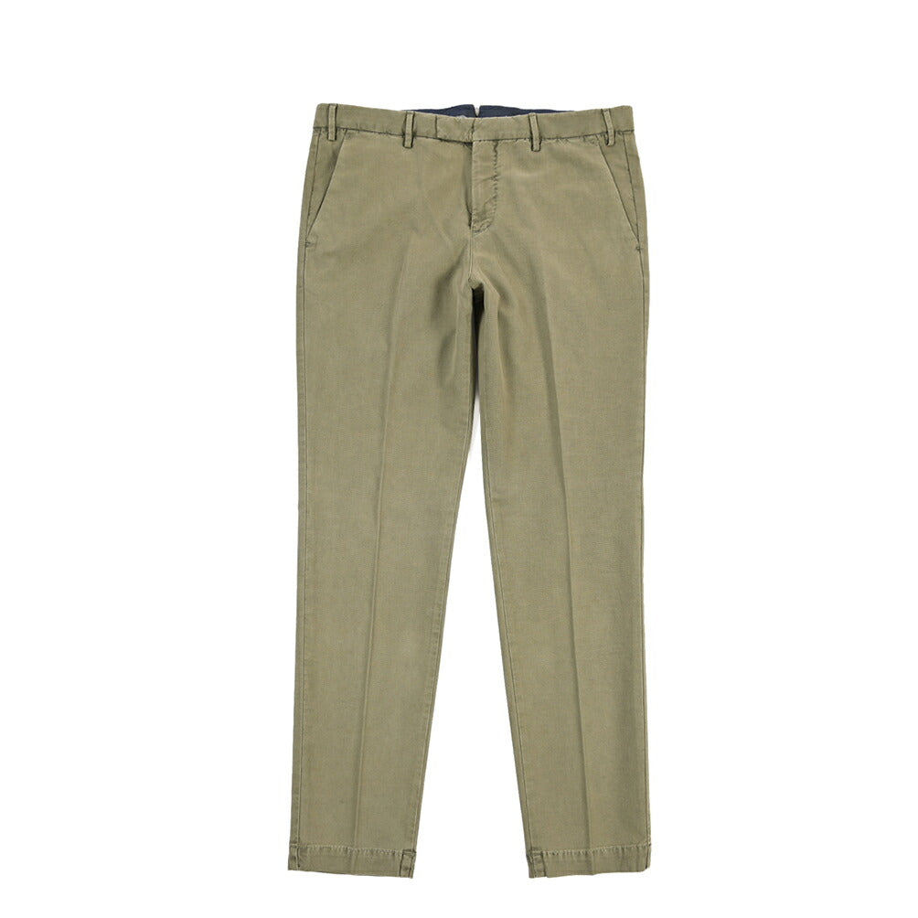 PT TORINO “MASTER FIT” リヨセル混コットン ノータックパンツ