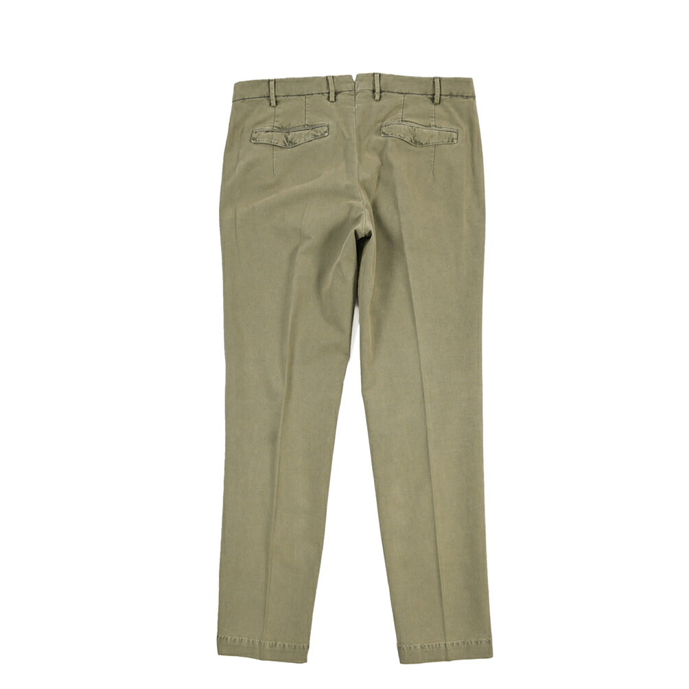 PT TORINO “MASTER FIT” リヨセル混コットン ノータックパンツ