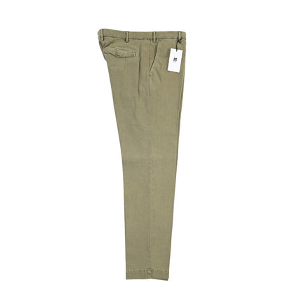PT TORINO “MASTER FIT” リヨセル混コットン ノータックパンツ