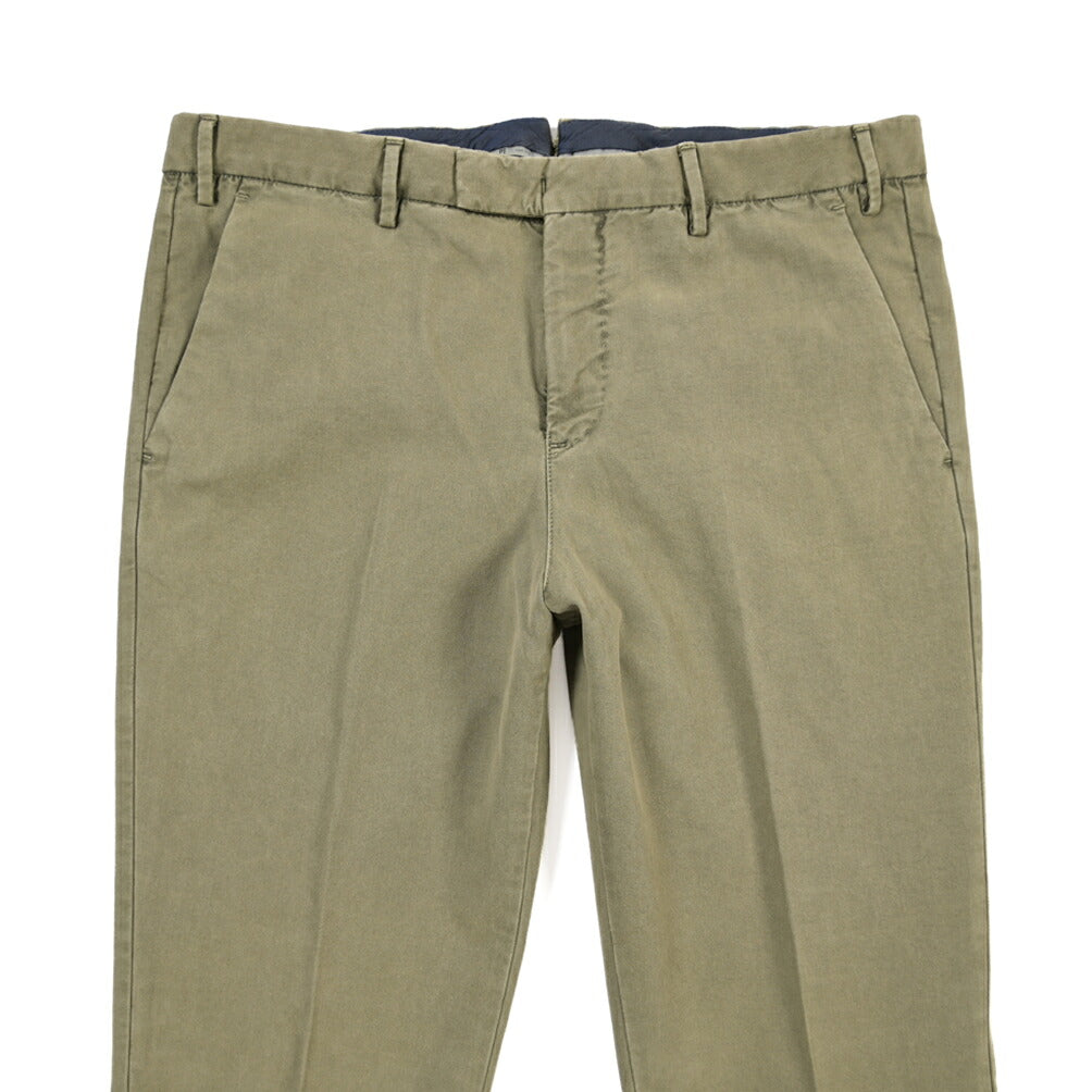 PT TORINO “MASTER FIT” リヨセル混コットン ノータックパンツ